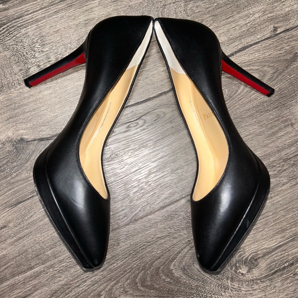 Christian Louboutin Plato 100 Napa shiny black leather platform - Picture 10 of 14